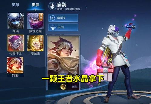 扁鹊勇者皮肤爆料最新,神秘医术，拯救苍生